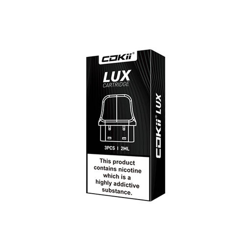 Cokii Lux Replacement Pods 3 Pack 2ml (0.6Ohm, 0.8Ohm, 1.0Ohm)