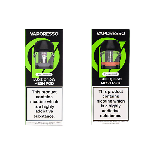 Vaporesso Luxe Q Replacement Pods - (0.6Ω/1.0Ω)